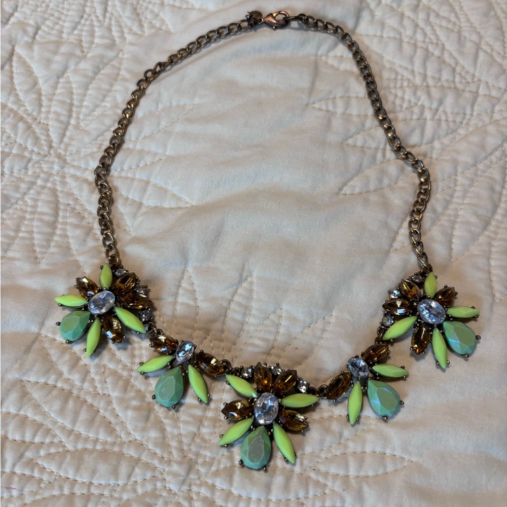 J crew jeweled necklace